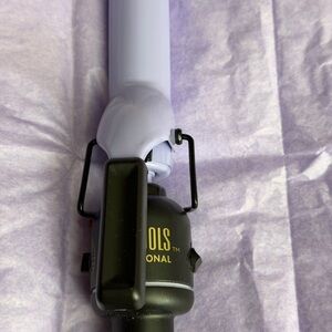 Professional Black and Purple Curling Iron